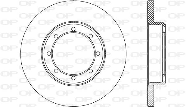 OPEN PARTS Jarrulevy BDA2655.10